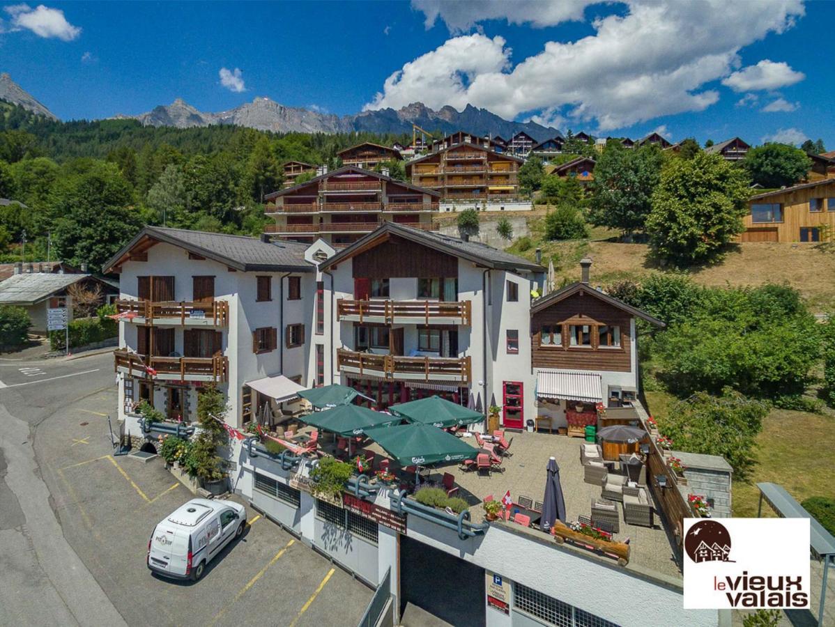 Le Vieux Valais Aparthotel Ovronnaz Exterior foto